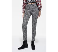 The Kooples Jean Slim Punk Leopard Black Talla: 25 | Vaqueros pitillo Outlet | Mujer | Negro