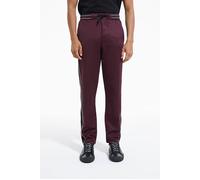 The Kooples Jogging Avec Bandes Contrastees Et Piping Burgundy Talla: XS | Pantalones Outlet | Hombre | Marrón