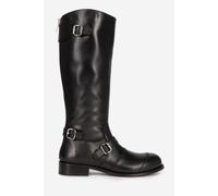 The Kooples Leather Boots With Buckles Black Talla: 37 | Botas Outlet | Mujer | Negro