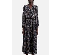 The Kooples Long Dress With Long Sleeves Black/pink Talla: 38 | Vestidos Midi Outlet | Mujer | Blanco