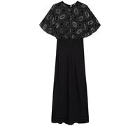 The Kooples Long Dress With Short Sleeves And Embroidery Black Talla: 36 | Vestidos maxi Outlet | Mujer | Negro