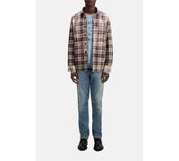 The Kooples Long Sleeve Shirt Middle Grey Ecru Talla: M | Camisas Casuales Outlet | Hombre | Marrón