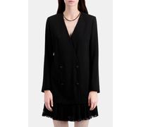 The Kooples Long-sleeved Crossover Dress Black Talla: 36 | Mini Vestidos Outlet | Mujer | Negro
