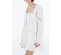 The Kooples Long Sleeved Lace Short Dress Off White Talla: 38 | Mini Vestidos Outlet | Mujer | Blanco