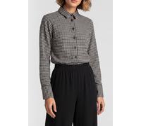 The Kooples Long-sleeved Shirt W Classic Collar Black White Talla: 34 | Manga Larga Outlet | Mujer | Negro
