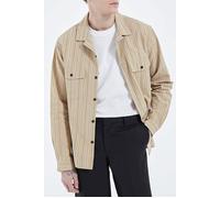 The Kooples Long-sleeved Shirt With Chest Pockets Camel / Black Talla: S | Outlet | Hombre | Marrón