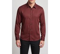 The Kooples Long-sleeved Shirt With Micro-stripes Black - Red Talla: XL | Camisas de Trabajo Outlet | Hombre | Negro