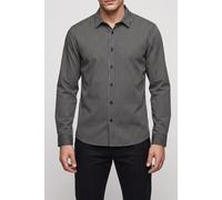 The Kooples Long-sleeved Shirt With Micro-stripes Black White Talla: L | Camisas de Trabajo Outlet | Hombre | Negro