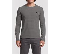 The Kooples Long-sleeved Striped T-shirt Black / White Talla: M | Manga Larga Outlet | Hombre | Negro