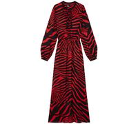The Kooples Long-sleeved Zebra Print Dress Black-red Talla: 38 | Vestidos Maxi Outlet | Mujer | Negro