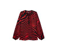 The Kooples Loose Zebra Print Blouse Black - Red Talla: 34 | Blusas Outlet | Mujer | Negro