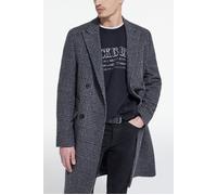 The Kooples Manteau Long Croise Motif Chevrons Dark Grey Talla: 50 | Outlet | Hombre | Gris