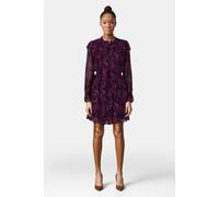 The Kooples Ml Short Buttoned Dress With Lavaliere Collar Pink Talla: 36 | Mini Vestidos Outlet | Mujer | Rosa