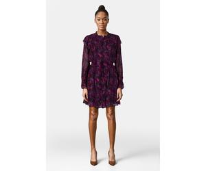 The Kooples Ml Short Buttoned Dress With Lavaliere Collar Pink Talla: 38 | Mini Vestidos Outlet | Mujer | Rosa