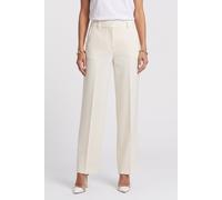 The Kooples Pantalon Costume Wide Ecru Talla: 34 | Pantalones Formales Outlet | Mujer | Marrón