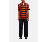 The Kooples Printed Short-sleeved Shirt With Classic Collar Black-red Talla: M | Camisas Casuales Outlet | Hombre | Blanco