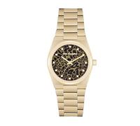 The Kooples - Reloj Leopard - Cuarzo movimiento del reloj - Ancho de la caja: 36 mm - Acero inoxidable - 5 ATM, Gold - Black, one size