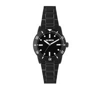 The Kooples - Reloj Time Keeper - Movimiento de cuarzo - Anchura de la caja: 40 mm - Acero inoxidable - 5 ATM, Negro , 40, Correa