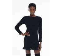 The Kooples Robe Courte Manches Longues Smockee Black Talla: 38 | Mini Vestidos Outlet | Mujer | Negro