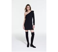 The Kooples Robe Courte One Shoulder Fronces Black Talla: 38 | Mini Vestidos Outlet | Mujer | Negro