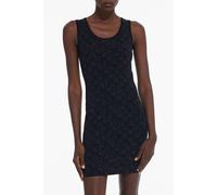 The Kooples Robe Jacquard Logo All Over Black Dark Grey Talla: 38 | Mini Vestidos Outlet | Mujer | Negro