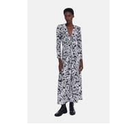The Kooples Robe Longue En Romantic Garden Black White Talla: 38 | Outlet | Mujer | Negro