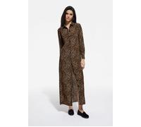 The Kooples Robe Longue Petit Leo Soie Leopard Talla: 34 | Blusón Outlet | Mujer