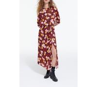 The Kooples Robe Longue Wild Blossom Red/yellow Talla: 38 | Vestidos Midi Outlet | Mujer | Rojo