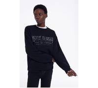 The Kooples Rock Is Dead Round Neck Sweatshirt Black Washed Talla: 38 | Sudaderas con Capucha Outlet | Mujer | Negro