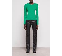 The Kooples Round Neck Long Sleeve Viscose Sweater Green Talla: 36 | Jerséis de Punto Outlet | Mujer | Verde