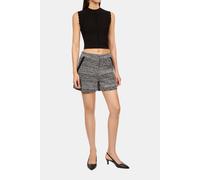The Kooples Short And Second Detail Galoon Black White Talla: 40 | Pantalones Cortos Outlet | Mujer | Negro