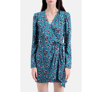 The Kooples Short Dress With Long Sleeves Pink-blue Talla: 40 | Mini Vestidos Outlet | Mujer | Blanco