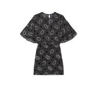 The Kooples Short Dress With Short Sleeves And Embroidery Black Talla: 36 | Mini Vestidos Outlet | Mujer | Negro