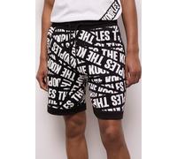 The Kooples Short Logo Tape All Over Black/white Talla: S | Pantalones Cortos Outlet | Hombre | Negro