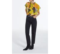 The Kooples Short Sleeved Lace Collar Top Yellow Talla: 36 | Blusas Outlet | Mujer | Amarillo