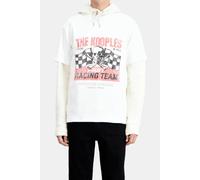 The Kooples Short-sleeved T-shirt With Printed Skull And Flag White Talla: M | Camisetas con Decoración Impresa Outlet | Hombre | Blanco