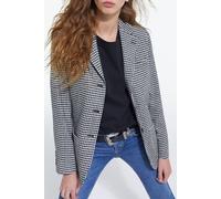The Kooples Single Molle Jacket Black White Talla: 36 | Blazers Outlet | Mujer | Negro