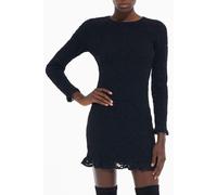 The Kooples Smocked Short Dress With Long Sleeves Black Talla: 40 | Mini Vestidos Outlet | Mujer | Negro