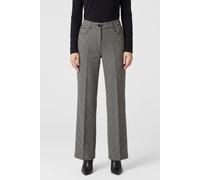 The Kooples Straight Long Flare Trousers Black White Talla: 42 | Pantalones Formales Outlet | Mujer | Negro