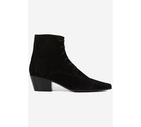 The Kooples Suede Leather Ankle Boots Black Talla: 38 | Botas Outlet | Mujer | Negro