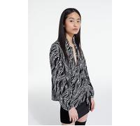 The Kooples Top Lavaliere Pearls Black White Talla: 34 | Outlet | Mujer | Negro