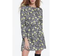 The Kooples Wild Blossom Short Dress Ecru/yellow Talla: 36 | Mini Vestidos Outlet | Mujer | Marrón