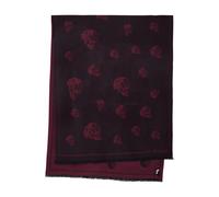 The Kooples Wool Scarf With Skull Pattern Black-bordeaux Talla: OS | Bufandas Outlet | Hombre | Blanco