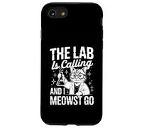 The Lab Is Calling and I Meowst Go Científico Nerd - Carcasa para iPhone SE (2020) / 7/8