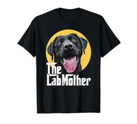 The Lab Mom Black Labrador Retriever Madre Perro Mamá Camiseta gráfica económica, Hombre, Negro, L
