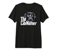 The Lab Mother Black Labrador Retriever Mamá Perro Mamá Camiseta Premium
