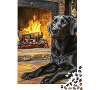 The Labrador Retriever Jigsaw Puzzles Puzzles for Adults Kids. 1000 Pieces Impossible Challenge Toy Educational Game Home Decoration for Adults& Kids Age 14 Years Up 1000pcs (75x50cm)