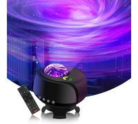 The Largest Coverage Area Galaxy Lights Projector 2.0, FLITI Star Projector, with Changing Nebula and Galaxy Shapes Galaxy Night Light