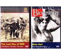 The Last Day of WWI , Mata Hari Biography : The History Channel WWI Set