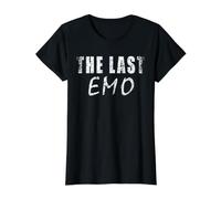 The Last EMO Gothic Punk Grunge Vintage Costume Camiseta gráfica económica, Mujer, Negro, XL